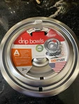 Range Kleen 2PC Chrome Heavy Duty Style Drip Bowls New With Tags. Fixed Price $19.00.