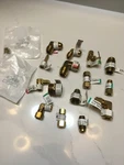 Lot Of 17 Anderson Metals Brass Tube Fittings Valve Elbow Connector Plug Cap New. Fixed Price $24.99.