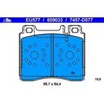 Ate 609033 Original Brake Pad For Select 92-99 Mercedes-benz Models. Fixed Price $105.00.