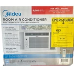 Midea MAW06R1WWT 6,000 Btu 115V Window Air Conditioner With Comfortsense Remote,. Fixed Price $285.00.