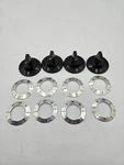 PM3X84 - Stove Burner Knob Pack Universal Missing Rubber Inserts Genuine. Fixed Price $7.95.