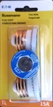 Bussmann 15 Amp Fuse Tl 3 Pack Copper. Fixed Price $11.99.