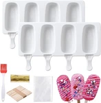 Silicone Cake Pop MOLDS,8CAVITY,2PACK,100WOODEN Sticks,bags,dessert Baking,white. Fixed Price $15.99.