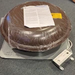 Air Vent Inc 1500 Cfm, 2100 Sq. Ft. Brown Roof Mount Attic Fan. Fixed Price $80.00.