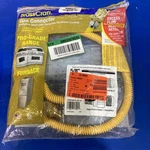 New Brasscraft CSSC65TE 5/8"OD X 48" Gas Connector W/safety + Plus 2. Fixed Price $18.99.