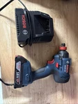 Bosch GDX18V-1600 Cordless Impact Driver Wrench Two-in-one 1/4 1/2 Bit Socket. Fixed Price $92.42.