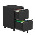 Mobile File Cabinet Lockable 2 Drawers Filing Storage For A4 Letter Home. Fixed Price $69.99.