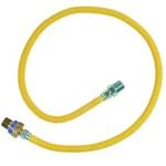 Lot Of (3) Brasscraft 3/8" Od Gas Connector 36" CSSL114R-36X W/ Safety Valve. Fixed Price $32.99.