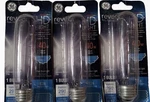 3 Pack Ge 48707 Reveal Hd T10 40W Clear Tubular Appliance Light Bulb 290 Lumens. Fixed Price $9.00.