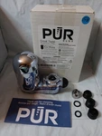 Pur Plus Chrome Faucet Filtration System, Model FM-3700B. Fixed Price $14.80.