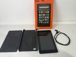 Amazon Kindle Fire 5TH Gen Wi-fi, 8GB SV98LN Blk W/case And Box. Tested See Pics. Fixed Price $12.99.