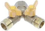 1 Pc Brass Two Way Natural Gas Pipe Splitter Connector Piece Adapter Valve. Fixed Price $25.74.