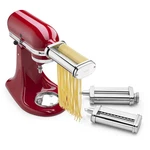 New Kitchenaid 3 Piece Attachment Pasta Roller & Cutter Set- Ksmpra Authentic. Fixed Price $86.84.