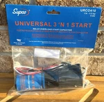 Supco Refrigerator Relay Overload Start Capacitor URCO410 Universal 3 'n. Fixed Price $16.95.