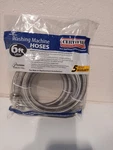 X- Certified Appliance Washing Machine Hose Hot & Cold Water Supply Lines 6'. Fixed Price $22.00.