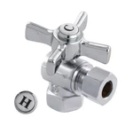 Kingston Brass CC3310.ZX 3/8" Fip Od Comp Angle Stop Valve - Chrome. Fixed Price $45.47.