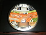 Pack Of 2 Range Kleen Style Brushed Chrome Electric Drip Pans - New. Fixed Price $22.49.
