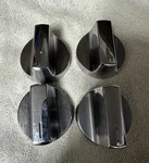 Genuine Whirlpool Range Oven, Knob Set Of 4 # W11022717 W11158168 Stainless. Fixed Price $35.00.