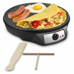 Electric Griddle Crepe Maker Cooktop - Nonstick 12 Inch Aluminum Hot Plate. Fixed Price $39.99.