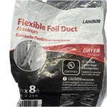 Lambro (L498UL) 4" Ft. Transition Duct Flexible Foil New Fast Free Shipping. Fixed Price $6.26.