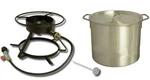 New King Kooker 5002 Coastal Boiling Outdoor Propane Cooker W/ 42-QUART Pot. Fixed Price $211.24.