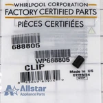 Whirlpool Dryer Knob Spring Clip WP688805. Fixed Price $18.96.