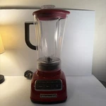 Blender Kitchenaid Red Speed Diamond KSB1575ER With Lid Tested. Fixed Price $74.99.