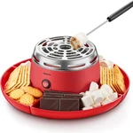 S'mores Maker Tabletop Indoor, Flameless Electric Marshmallow Roaster With 4 De. Fixed Price $38.77.