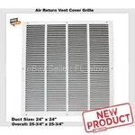 Air Return Vent Cover Grille 24 X Duct Size Steel Ceiling Sidewall White. Fixed Price $35.29.