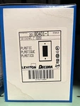 Leviton 80401-I Decora Single Gang Wallplate Ivory Box Of 20. Fixed Price $19.96.