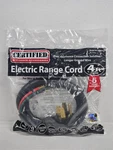 4-PACK Certified Appliance 4FT 50A 4-WIRE Electric Range Cords Model 90-2080LG. Fixed Price $44.85.
