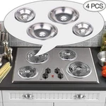 Universal Fit Most Range Stove Chrome Drip Pans Burner Bowls Set 2/ 6" 8" Usa. Fixed Price $16.99.