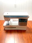 Husqvarna Viking Scandinavia 400 Sewing Machine + Embroidery Arm Vsmab BE-11. Fixed Price $289.99.