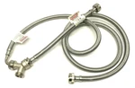 Certified Appliance WI12SSFM Inlet & WM72SSL 6FT Braided Stainless Steel Hose. Fixed Price $29.99.