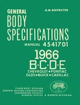 1966 Fisher Body Specifications Assembly Manual Bodies Torque Tolerances. Fixed Price $29.00.