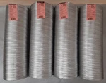 Lot Of Deflecto Semi-rigid Aluminum Duct 6" X 8' A068/4-A. Fixed Price $64.99.