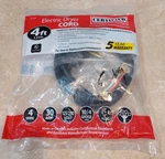 Sela Certified 30 Amp 4-WIRE Electric Dryer Power Cord 4FT Mpn 90-2020. Fixed Price $12.75.