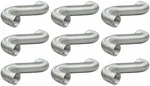 Nine Qty Bulk Deflecto AO48/9 Semi-rigid Flexible Aluminum Duct (4" Dia 8FT). Fixed Price $54.00.