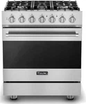 Viking Series 2025 30" Burner Freestanding Dual Fuel Range RVDR33025BSS. Fixed Price $3799.00.