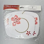 Corelle Pretty Pink Coordinates Stove Counter Mats (2) Reston Lloyd Trivets -new. Fixed Price $29.99.