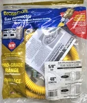Brasscraft Stainless Steel 5/8"OD 48"L Safety Plus Gas Connector, CSSC44R-48P. Fixed Price $28.00.
