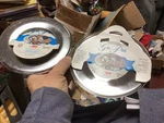 2X Range Kleen RGP-200 Pan, Round Gas Drip Chrome, 6-8/7". Fixed Price $17.00.