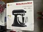 Kitchenaid 4.5QT Tilt-head Stand Mixer Black Ultra Power Plus KSM96BM New. Fixed Price $244.50.