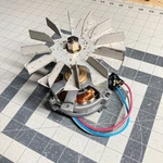 Ge Oem Oven Convection Fan Motor Assembly WB26T10033 - Tested #2. Fixed Price $39.95.