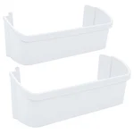 2-PACK 240323001 Door Bin Shelf White Lower Abs For Frigidaire Refrigerator. Fixed Price $21.54.