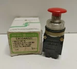 New Old Stock! General Electric 150V Red Mushroom Push/pull Button CR104A021. Fixed Price $21.21.