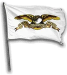 Anti-hero Skateboard Eagle Cloth Fabric Garage New Wall Banner 36" X 30". Fixed Price $14.95.