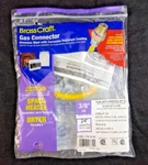 Brasscraft 3/8" Female Flare Excess Flow Valve 1/2" Mip 24" Gas Connector. Fixed Price $18.97.