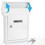 Serenelife Weatherproof Wall Mount Locking Mailbox Galvanized Steel Drop Metal. Fixed Price $32.26.
