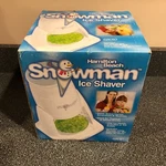 Hamilton Beach Snowman Ice Shaver No: 68010. Fixed Price $19.99.
